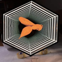 Enseigne néon LED personnalisée 3d Infinity Mirror Enseigne néon 3d Infinity Mirror Led Dance Floor Infinity Mirror Sign