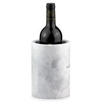 Nouveauté refroidisseur de glace à champagne seau barre accessoires marbre et laiton refroidisseur de vin casier à vin en marbre support de seau à vin