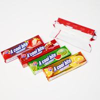 Goma de Mascar Súper Fresca con Sabor a Frutas Mixtas y Menta, en Forma de Almohada, Rellena de Gelatina en Botella