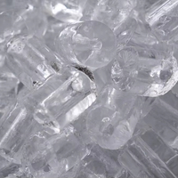 Grand tube de glace industriel de cylindre d'acier inoxydable de 30-100 tonnes faisant le rendement élevé de moteur de compresseur de machine