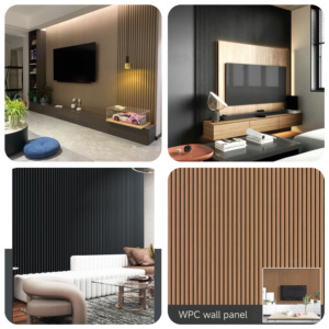 Panneaux muraux de gril en PVC Mur décoratif de fond de revêtement de mur intérieur en plastique imperméable pour la décoration de maison/hôtel - Product Image 5