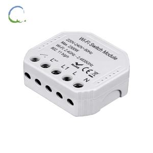 Module de <span class=keywords><strong>relais</strong></span> intelligent <span class=keywords><strong>WiFi</strong></span> Tuya à contact sec 1 voie 2 directions pour domotique, compatible avec Alexa Echo - Product Image 2