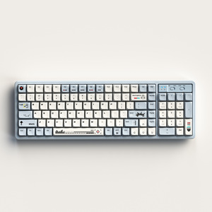 คีย์บอร์ดเมมเบรนขนาดเต็ม 102 ปุ่ม พร้อมแป้นตัวเลข อินเทอร์เฟซ USB Type A วัสดุพลาสติก สำหรับใช้งานบนเดสก์ท็อป - Product Image 1