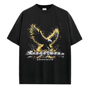 T-shirt Oversize Casual 2026 con Stampa Animata a Tema Personaggi, 100% Cotone - Product Image 1
