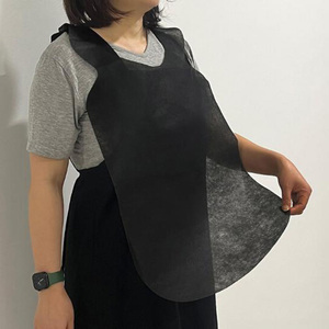 Không dệt Tạp dề màu đen dùng một lần cho thịt nướng - Product Image 4