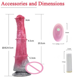 YOCY-2081V Nuevo Vibrador, Dildo Vibrador con Forma de Caballo, 10 Modos de Vibración, Carga Magnética de 5V, para Mujeres, Parejas, Adultos - Product Image 4
