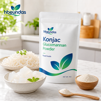 Poudre de Glucomannane de Konjac Qualité Alimentaire Faible en Calories Épaississant pour Gelée Vrac Certifié HACCP ISO HALAL KOSHER Durée de Conservation 24 Mois