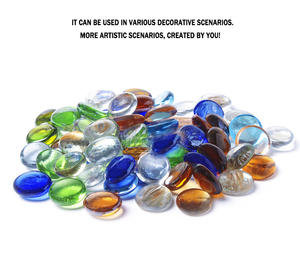 Perles de verre plates colorées utilisées pour les panneaux réfléchissants, les bandes isolantes et les matériaux de remplissage pour les vêtements réfléchissants. - Product Image 6