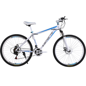 Vélo de montagne tout-terrain pour adulte, 21 vitesses, 24 pouces, pneus larges, frein à disque, fourche à absorption des chocs en acier à haute teneur en carbone, roues en alliage - Product Image 1
