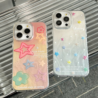 Coque de protection anti-chute Color Halo Star pour iPhone 17 16 15 14 13 12 11 Pro Max Plus Air X XR XS