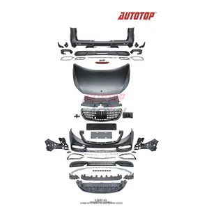 Nuevo Kit de Parachoques Delantero y Trasero con Rejilla para Mercedes-Benz Vito <span class=keywords><strong>Maybach</strong></span> Surround 16-25 <span class=keywords><strong>VS680</strong></span> para Modificación/Actualización - Product Image 2