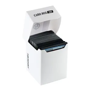 Boîte de grande capacité en plastique PP de haute qualité, 100 pièces, protection de cartes MTG, boîte de jeu de cartes magiques