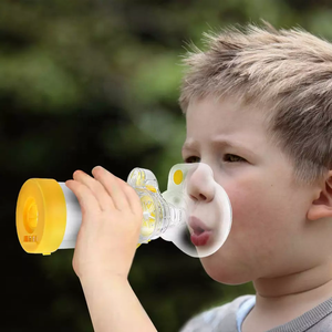 Inhalateur portatif d'asthme pour adultes et enfants | Appareil respiratoire portatif | Inhalateur médical compact - Product Image 2