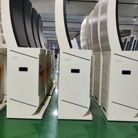 Kiosque interactif à écran tactile haute définition sur pied de 27 pouces personnalisé avec imprimante et scanner