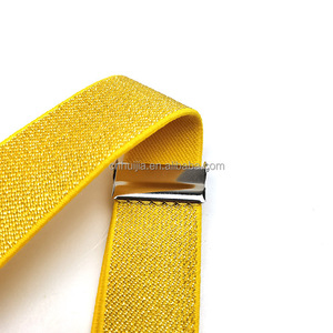 Bretelles élastiques antidérapantes de haute qualité à rayures noires et blanches pour chemise <span class=keywords><strong>homme</strong></span> - Product Image 2