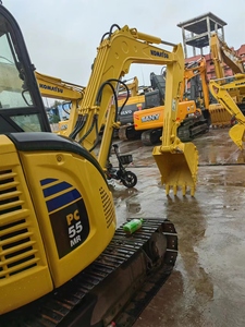 Miniexcavadora KOMATSU PC55MR USADA de 5 Toneladas con Cucharón de Excavación de 0.2m de Capacidad, Tipo Oruga, Equipo de Construcción, Motor - Product Image 4