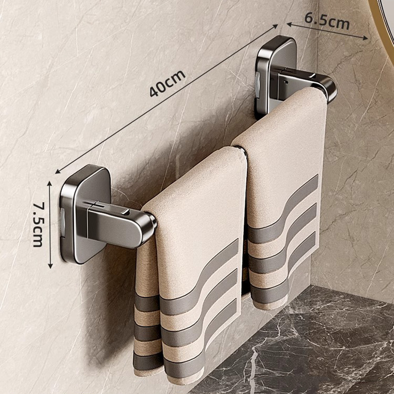 Suction cup gunmetal single rod 40cm