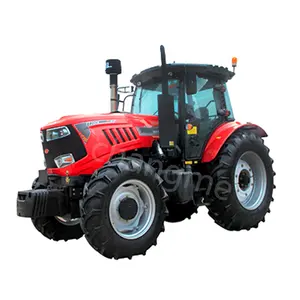 Sıcak satış 4WD tarım traktörleri Horsenpower Max dizel güç motoru tekerlek rengi dişli PTO kökenli tipi direksiyon