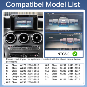 Không dây di động Carplay Android Auto Airplay Màn hình nâng cấp cho Mercedes Benz A/B/C/E/S/CLA/GLA/GLC/CLS/GLe W205 gương liên kết - Product Image 6