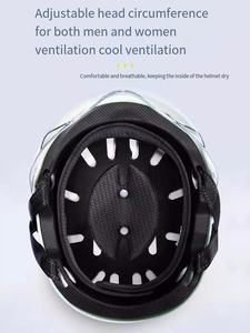 หมวกกันน็อคมอเตอร์ไซด์แบบครึ่งหน้าพร้อมหมวกกันน็อค Google <span class=keywords><strong>Yohe</strong></span> - Product Image 3