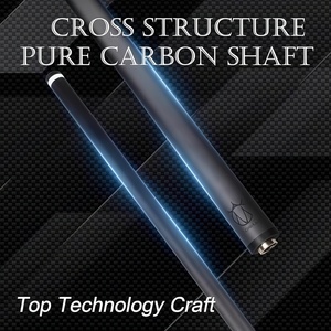 Fléchette de billard en fibre de carbone de 12,5 mm à faible déviation, structure croisée, avec joint Uni-lock pour joueurs professionnels - Product Image 5