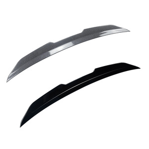 Bmw Rear Spoiler Piano <b>Black</b> Carbon Fiber Texture Ducktail <b>Trunk</b> Wing For E60 2004-2010 Psm Models - Product Image 5