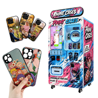 Máquina Expendedora de Fundas para Teléfonos Móviles con Impresión Personalizada, Cobertura Completa para Smartphones, Bajo Costo de Mano de Obra para Parques Temáticos