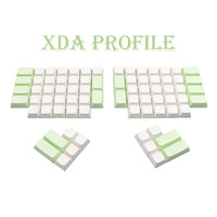 Clavier mécanique Cherry MX avec touches PBT, profil XDA, disposition ISO, russe, japonais, coréen, français, multi-langues, pour jeux