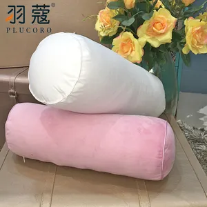 Pillows Down Custom Different Size Long Round Shape For Spine And Neck Roll Cylinder Bolster Microfiber Pillow