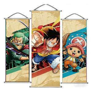 Affiche murale ONE-PIECES <span class=keywords><strong>de</strong></span> Ban Dai, image suspendue, Luffy, <span class=keywords><strong>Nami</strong></span>, Zoro, décoration <span class=keywords><strong>de</strong></span> pièce périphérique bidimensionnelle, défilement mural, affiche 25*70cm - Product Image 2