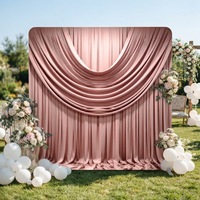 Support de toile de fond pour photomaton double face personnalisé en tube d'aluminium, vente directe usine, pour décoration de fête et de vacances