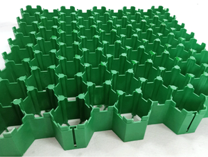 <span class=keywords><strong>Grille</strong></span> de pavage en nid d'abeille en PEHD pour allées, aménagement paysager, géocellules et caniveaux de drainage - Product Image 2