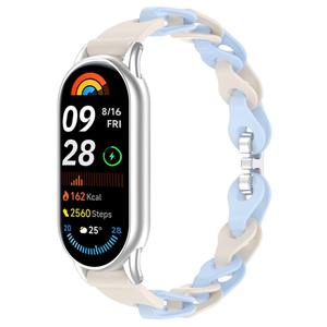 Bracelets de montre intelligents Upro pour Xiaomi 10/9/8, bracelet creux pour Mi Band 8/9, bracelet de montre en silicone à chaîne - Product Image 3
