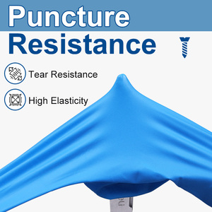 Gants en nitrile jetables sans poudre XINGYU 12 mil, 12 pouces, gants de travail alimentaires, non stériles, gants en nitrile bleus <span class=keywords><strong>pour</strong></span> la cuisine - Product Image 4