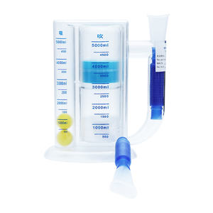 Spiromètre d'exercice respiratoire à une boule de haute qualité pour une rééducation pulmonaire efficace et des fournitures de thérapie - Product Image 2
