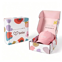 Boîtes à chapeaux en papier rigide personnalisées avec logo couleur, vente en gros d'usine, emballage cadeau pour casquettes