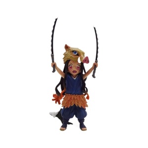Figura de Colección en Caja de Kamado Nezuko y <span class=keywords><strong>Hashibira</strong></span> <span class=keywords><strong>Inosuke</strong></span> de Demon Slayer, Modelo 2026, con Cabeza de Cerdo y Postura de Pie - Product Image 1