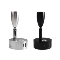 Lampe de lecture de chevet pour bateau RV Lampe de lit à col de cygne flexible de 12 volts Camper Van Trailer Truck Motorhome Lampe de lecture à LED de 12 V