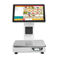 Balance numérique pour caisse enregistreuse Système POS Balance électronique tout-en-un à écran tactile avec imprimante Prix de référence FOB