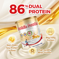 Proteína Natural en Polvo para Adultos, Aislado de Proteína de Soya Sin OMG, Mezcla de Proteínas Vegetales y de Suero, Personalizable OEM ODM