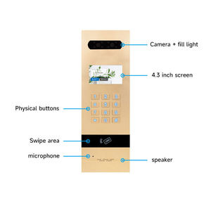 Mingke Goden Waterproof Tuya Unlock 4.3 Inch TFT LCD <strong>Video</strong> Door Phone Doorbell With Camera Night Vision <strong>Video</strong> <strong>Intercom</strong> <strong>System</strong> - Product Image 2