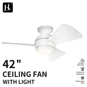 Ventilador de Techo LED Moderno e Inteligente de 42 Pulgadas con 3 Aspas, Motor DC Blanco, Control Remoto, 6 Velocidades, Funcionamiento Silencioso, Regulable, Perfil Bajo - Product Image 3