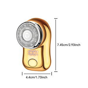 Portable One-Blade Men's USB Power Hair Trimmer for Household Hotel-Rotary <b>Shaver</b> Triple Blade <b>Shaver</b> - Product Image 5