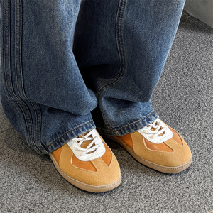 Zapatillas Retro Estilo Alemán para Hombre, Color Marrón, Microfibra, Malla Transpirable, Cómodas para el Día a Día, Casuales, Elevadas, <span class=keywords><strong>GAT</strong></span> - Product Image 2