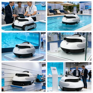 Robot <span class=keywords><strong>Limpiafondos</strong></span> de Piscina Estable con Cable, Aspiradora de Piscina <span class=keywords><strong>para</strong></span> <span class=keywords><strong>Piscinas</strong></span> Comerciales, Limpieza Automática Eléctrica con Cable, Directo de Fábrica - Product Image 6