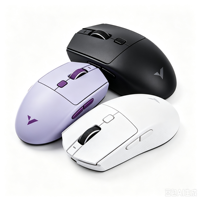 Ratón Inalámbrico para Juegos VXE V3 Pro 49g Ultraligero, PAW3395-SE, 4 Modos, Star-Link, Revestimiento Nano Ice-Feel, para Manos Pequeñas