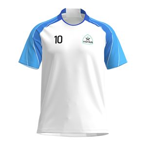 Ystar Retro Italienisches Fußball trikot Set 100% Polyester V-Ausschnitt Team nummern Unisex Adult Football Shirts - Product Image 1