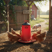 Nouvelle mangeoire automatique en plastique pour poulets et porcs de 1,5 kg, diamètre 44x62 cm, avec 1 an de garantie, modèle AYTAV, pour usage domestique et agricole