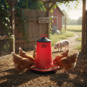 Nuevo Comedero Automático de Plástico para Pollos y Cerdos de 1.5 kg, 44x62 cm de Diámetro, con 1 Año de Garantía, Modelo AYTAV para Uso en Granjas Familiares - Product Image 3