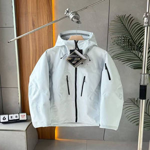 <span class=keywords><strong>Giacca</strong></span> Impermeabile Personalizzata 20000mm con Cappuccio, Leggera, Antivento, con Cerniera, per Escursionismo - Product Image 3